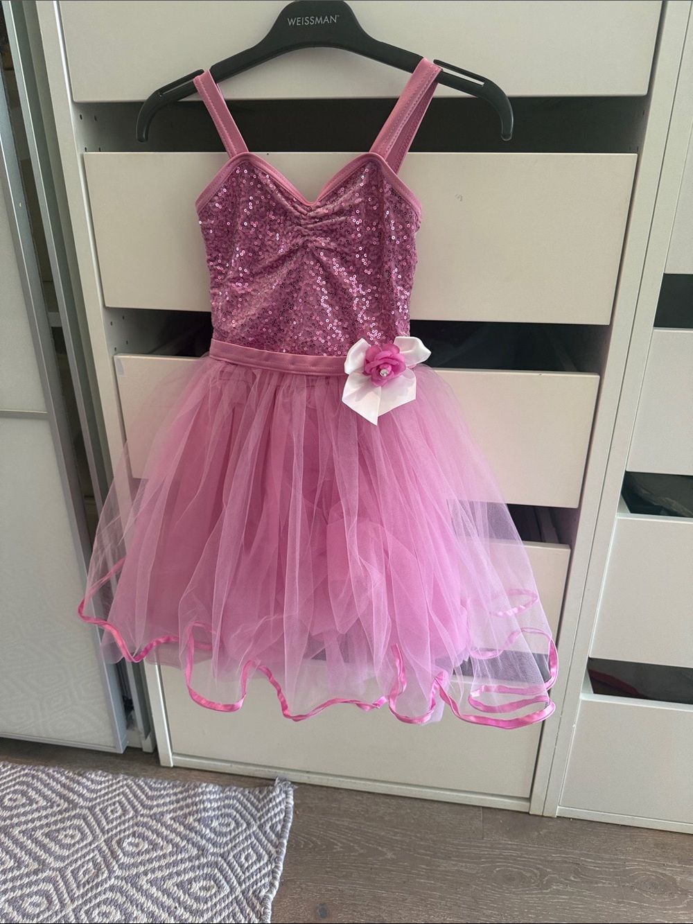Weissman Sparkling Pink Sequin Tulle Dance Costume